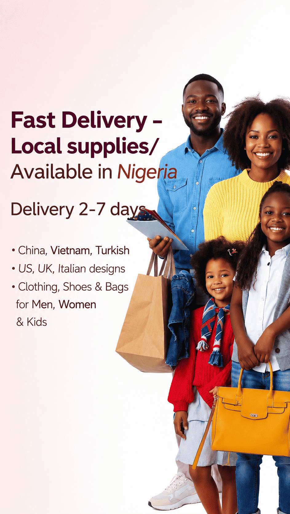 Fast Delivery - Local supplies/Available in Nigeria