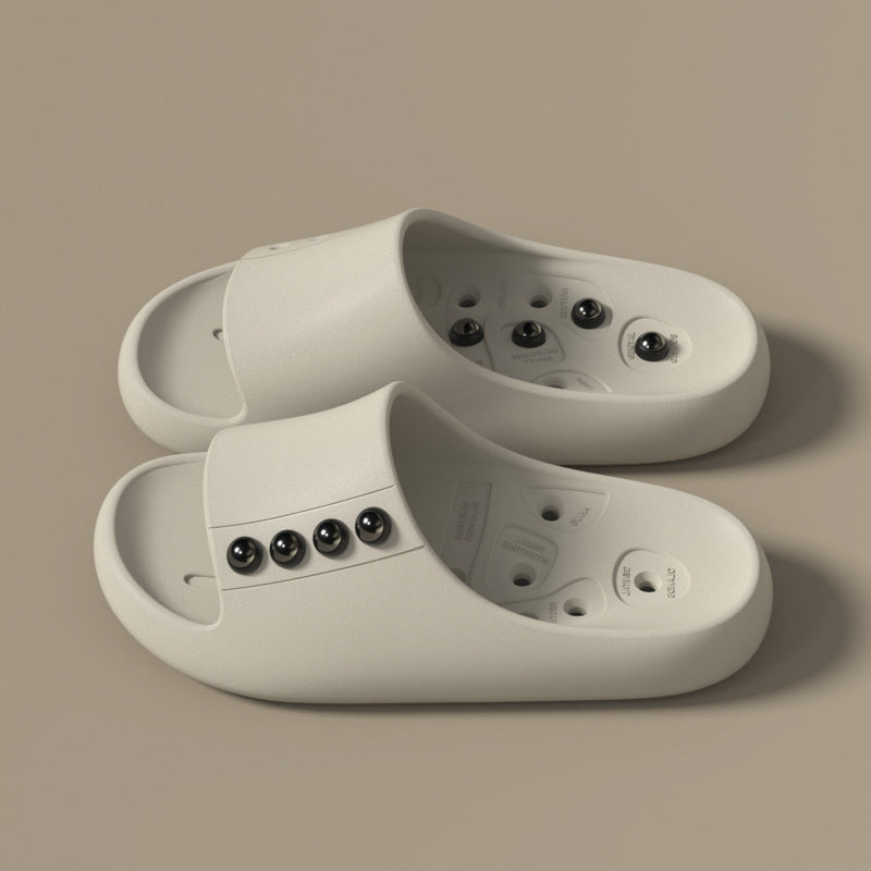 Massage Women's Slippers House Healthy Designer Woman Shoes Summer Foot Therapy Flat New Indoor Bathroom Slides Couple Soft Sole