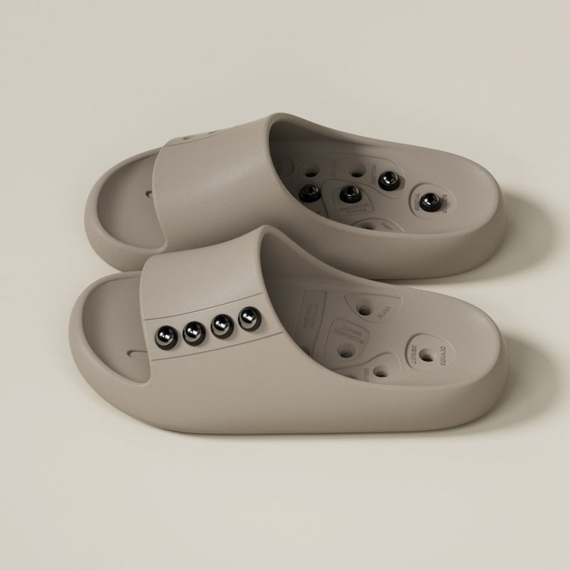 Massage Women's Slippers House Healthy Designer Woman Shoes Summer Foot Therapy Flat New Indoor Bathroom Slides Couple Soft Sole