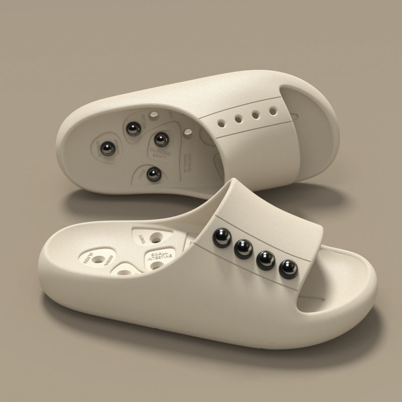 Massage Women's Slippers House Healthy Designer Woman Shoes Summer Foot Therapy Flat New Indoor Bathroom Slides Couple Soft Sole