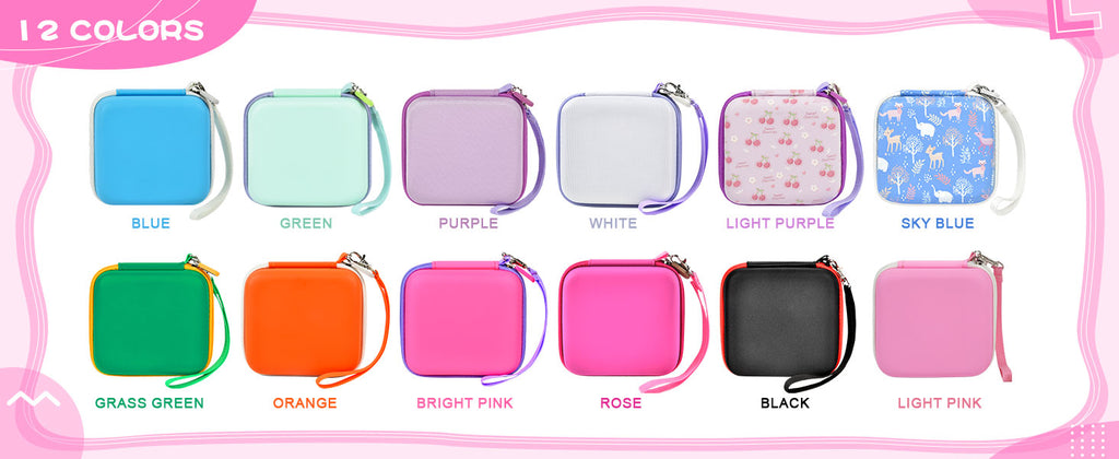 Kids Instant Print Camera Case Portable Storage Bag Toddler Digital Camera Print Paper Organizer Compatible With Most Brands