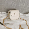 PU Leather Small Bag Coin Purse Wallet Card Holder Mini Saddle Bag Chain Crossbody Bag Women Shoulder Bag Female Handbag