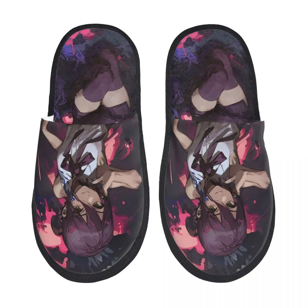 Chainsaw Man Reze House Slippers Living Room Anime Manga Soft Memory Foam Slippers Non Slip