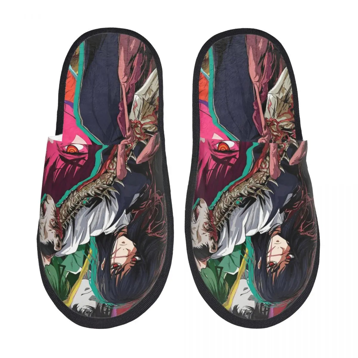 Chainsaw Man Reze House Slippers Living Room Anime Manga Soft Memory Foam Slippers Non Slip