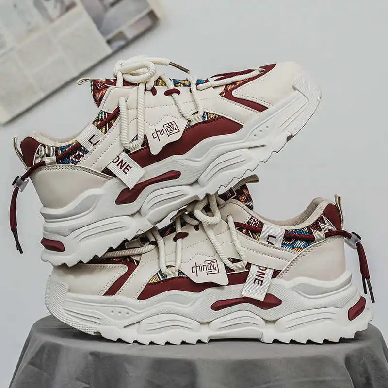 PU Leather Without Heel Men's Gray Shoes Woven Designer Tennis 48 Size Sneakers Sport Top Luxury Life Comfortable