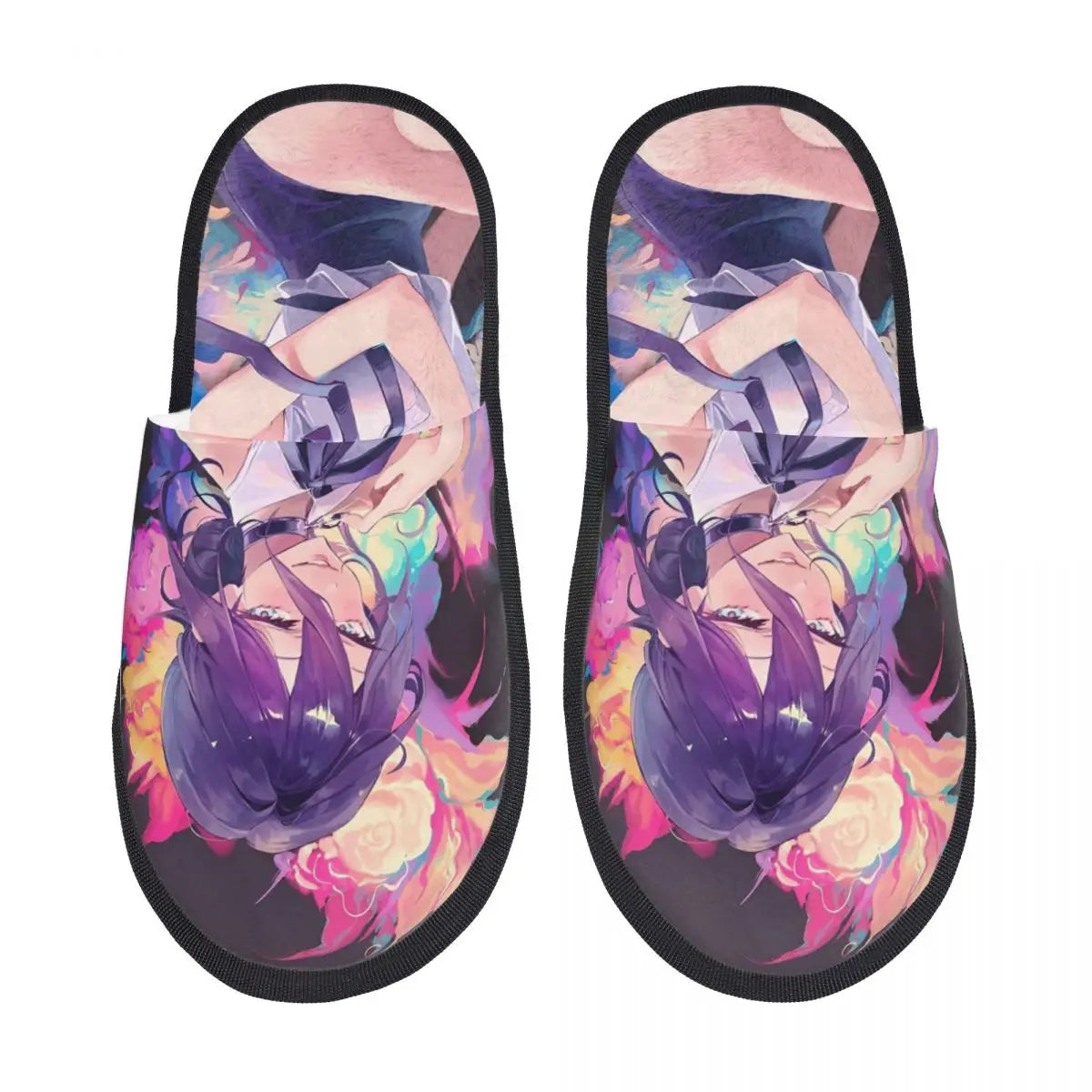 Chainsaw Man Reze House Slippers Living Room Anime Manga Soft Memory Foam Slippers Non Slip