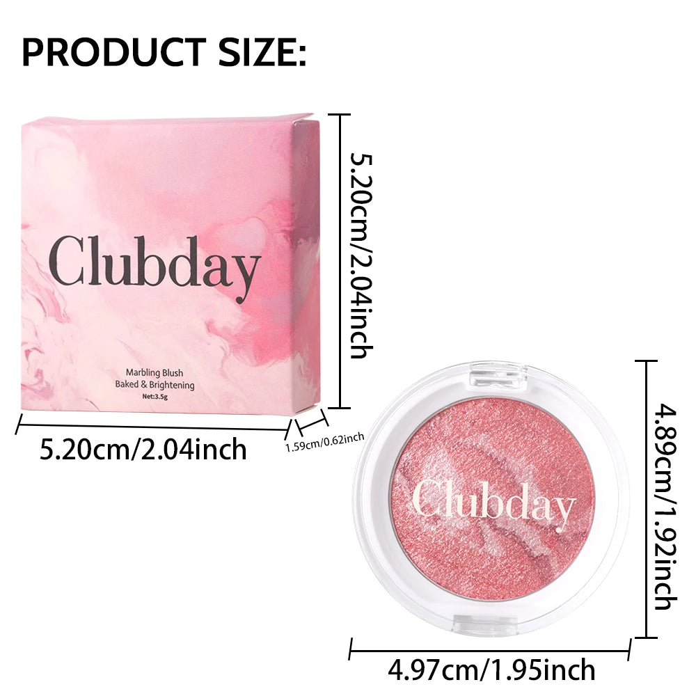 Monochrome Powder Blusher High Gloss Powder Gloss Shiny Highlight Contour Palette Natural  Gloss Concealer  Long-Lasting