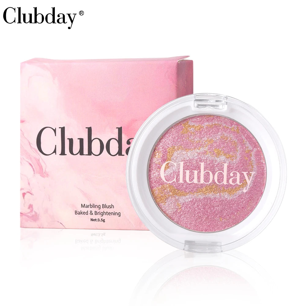 Monochrome Powder Blusher High Gloss Powder Gloss Shiny Highlight Contour Palette Natural  Gloss Concealer  Long-Lasting