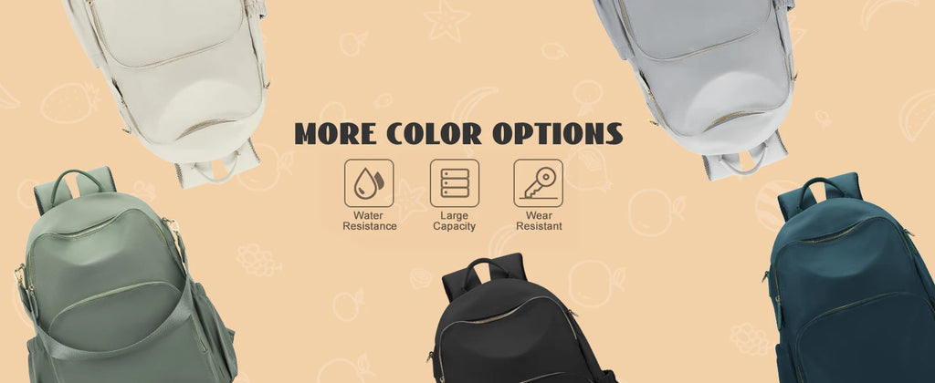 Baby Bag, Nappy Bag Backpack, Mummy Bag for Baby, Waterproof Multifunction Large Travel Diaper Bag Backpack, Maternity Handbag