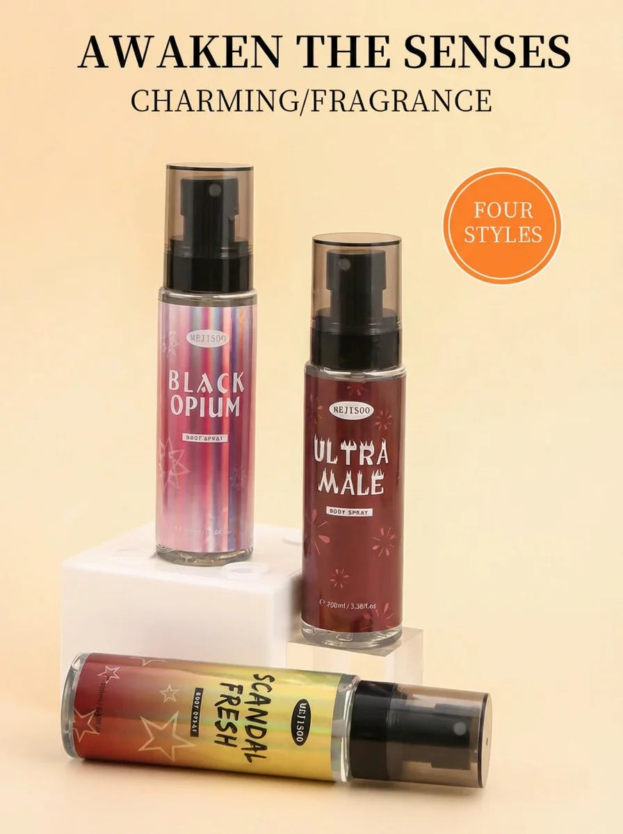 Long-Lasting Body Fragrance Spray – Effectively Controls Odor Body Mist Suitable For Both Men And Women Convenient And Portable