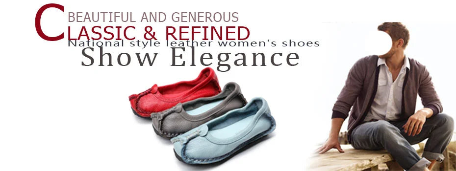Xiuteng Genuine Leather Women Shoes Casual Flower Single Flat Round Toe Style Boat Shoes Soft Comfortable Women Flats 2021 New