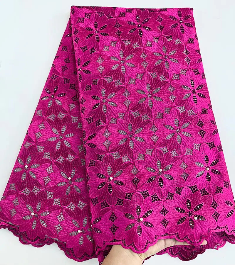 Green French Lace For Men and Women High Quality Embroidered African Couple Tulle Mesh Fabric Traditional Garment Swiss Dress