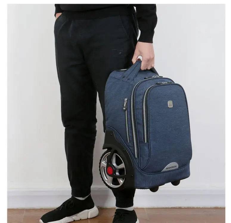 large wheels School Rolling Bags for teenagers travel trolley bags for Children wheeled bag bags for travel rolling bag wheels