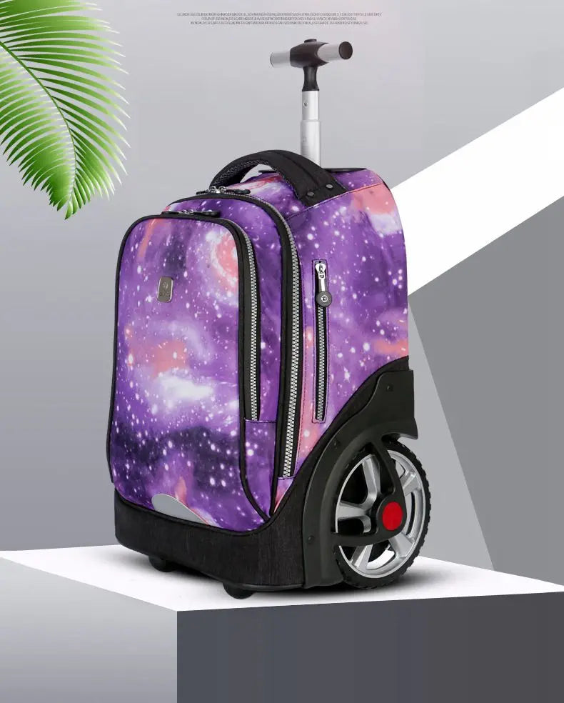 large wheels School Rolling Bags for teenagers travel trolley bags for Children wheeled bag bags for travel rolling bag wheels