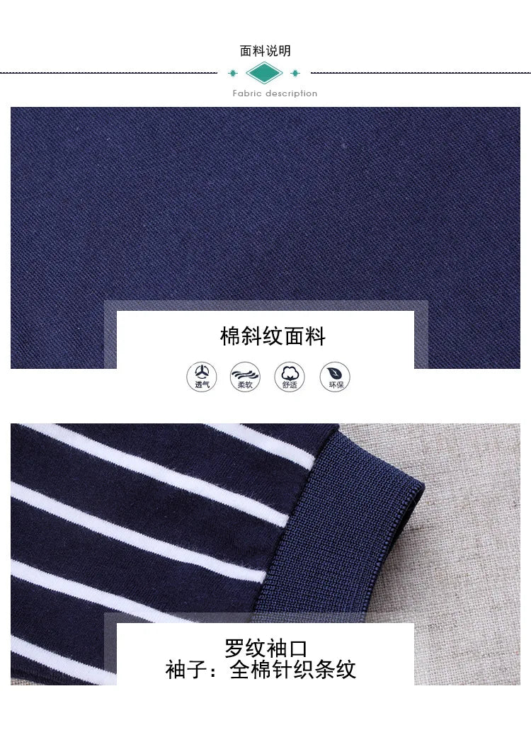 Boys Blouses And Shirts Children's Stripe Top 2024 Spring Autumn Casual White Polo Shirts Teenager School Brand Outerwear Cotton
