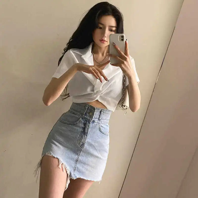 Blouses Women Turn-down Collar Casual Tender Ladies Female Elegant Girls Student Streetwear Fashion Ulzzang Stylish Blusas Top