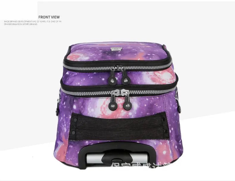 large wheels School Rolling Bags for teenagers travel trolley bags for Children wheeled bag bags for travel rolling bag wheels