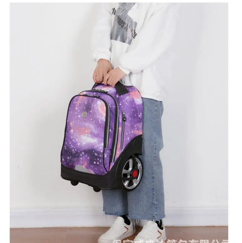 large wheels School Rolling Bags for teenagers travel trolley bags for Children wheeled bag bags for travel rolling bag wheels