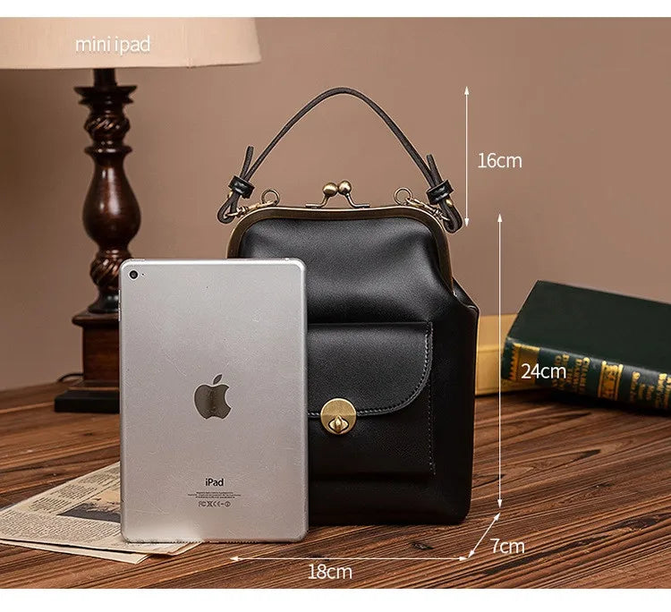 NIGEDU women shoulder bags Korean style Metal Buckle clip Ladies Handbags PU Leather lady Sling bag female Crossbody Bag purses