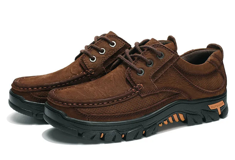 2024 New Men Shoes Genuine Leather Men Flats Loafers High Quality Breathable Outdoor Men Sneakers Male Casual Shoes Plus Size 48