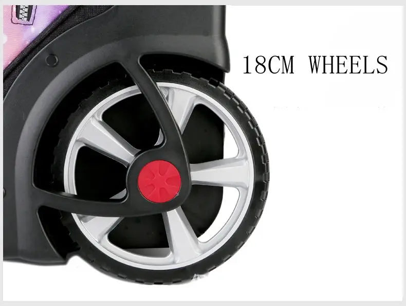 large wheels School Rolling Bags for teenagers travel trolley bags for Children wheeled bag bags for travel rolling bag wheels