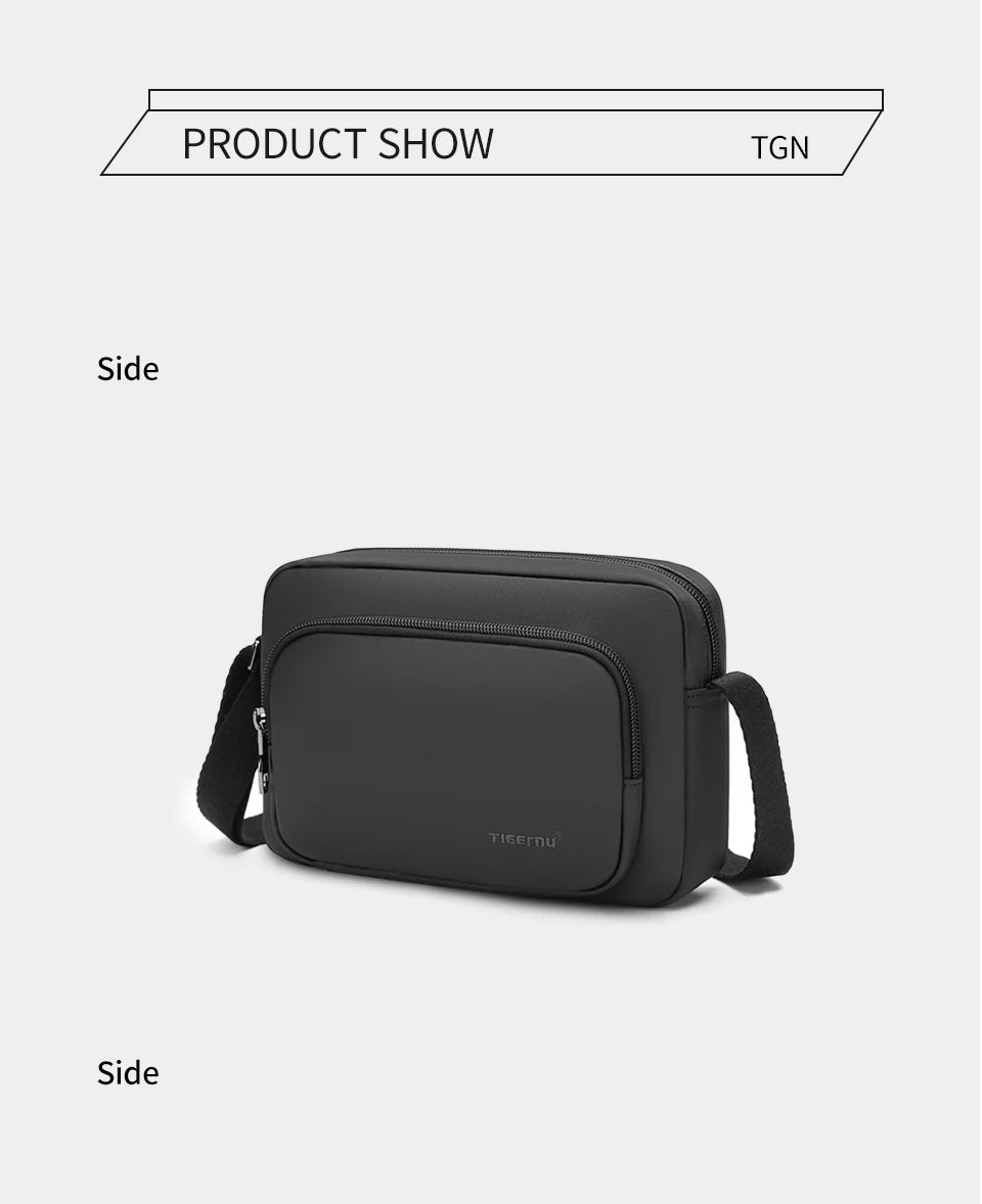 Tigernu New 0.2KG Light Weight Fashion Men Shoulder Bag High Quality Waterproof Male Mini Bags Messenger Bags For Men For Women