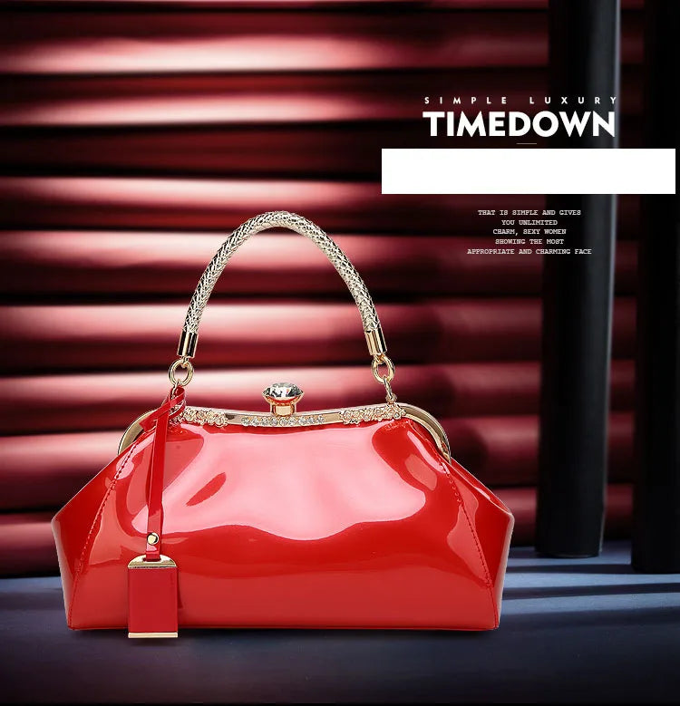 Evening Bags Patent Leather Women Handbags Fashion Women'S Shoulder Bags Ladies Clutchs Wedding Party Bags bolsa feminina