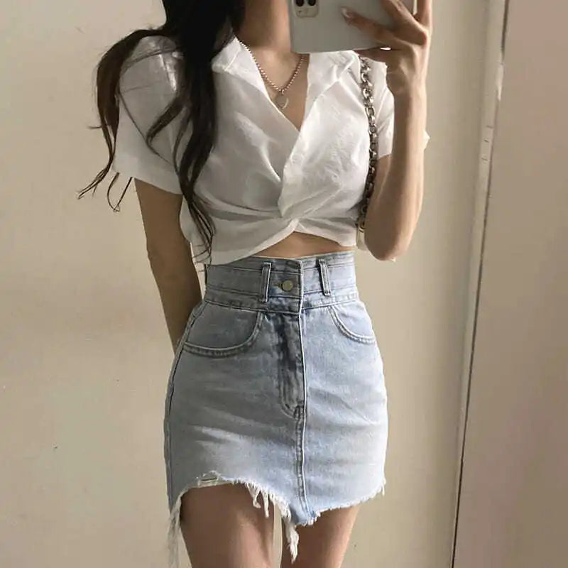 Blouses Women Turn-down Collar Casual Tender Ladies Female Elegant Girls Student Streetwear Fashion Ulzzang Stylish Blusas Top
