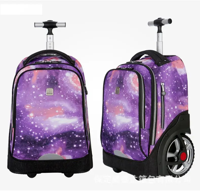 large wheels School Rolling Bags for teenagers travel trolley bags for Children wheeled bag bags for travel rolling bag wheels