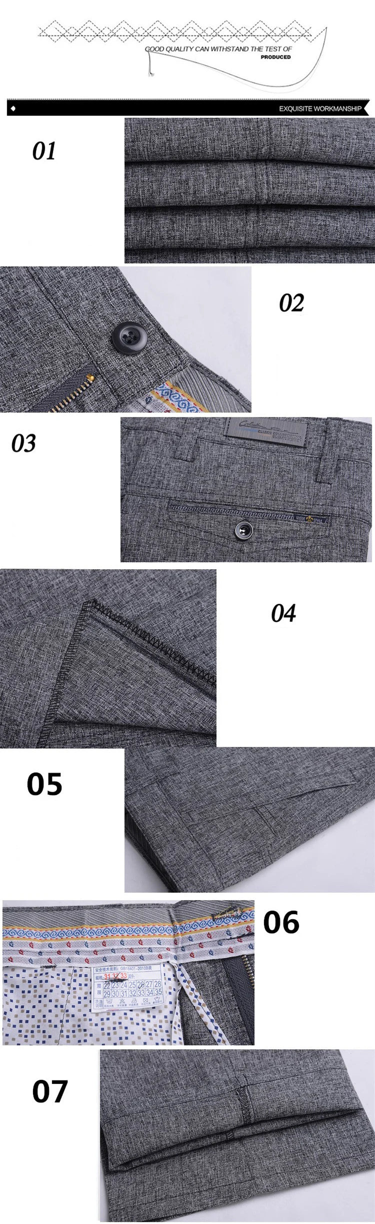MRMT 2026 Brand Men's Trousers Middle-aged Men Trousers Casual Loose Thin Pants for Male Straight High Waist Man Trouser Pant