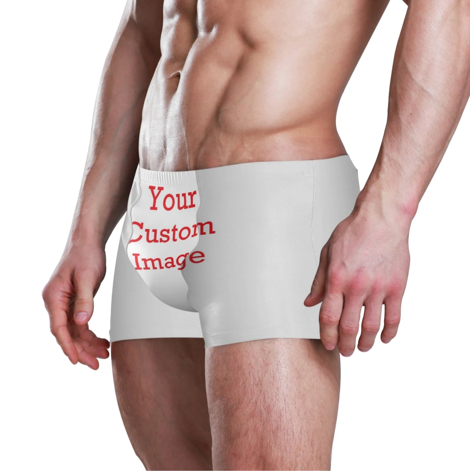Men Swimwear Pants Summer Sexy Beach Shorts Swim Shorts Trunks New Custom Picture Swimsuit Men's Swimming Trunks Boxer Briefs