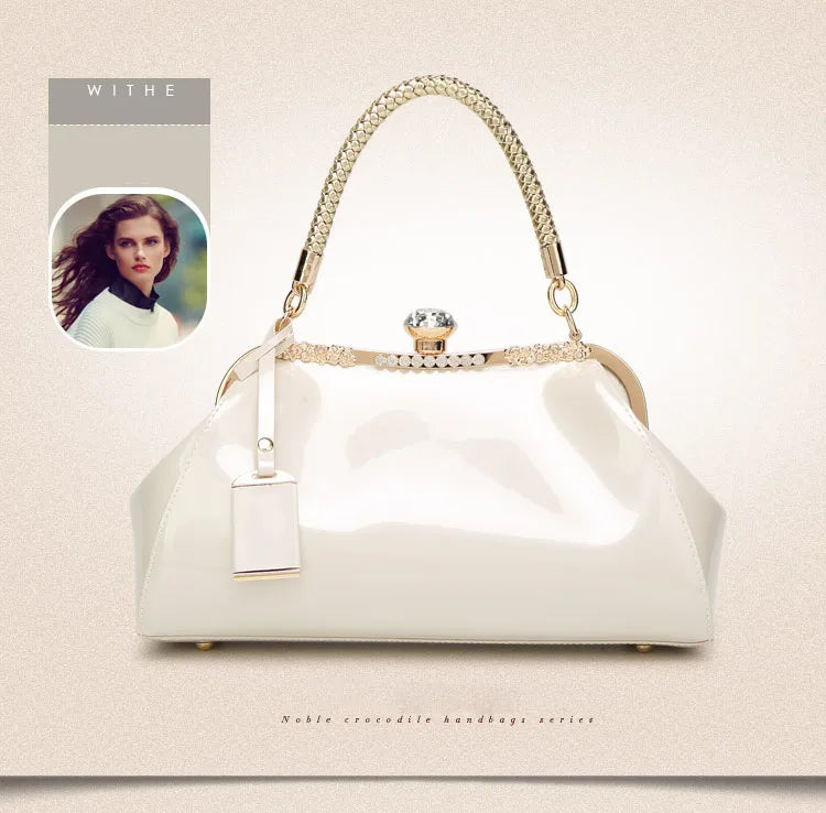 Evening Bags Patent Leather Women Handbags Fashion Women'S Shoulder Bags Ladies Clutchs Wedding Party Bags bolsa feminina