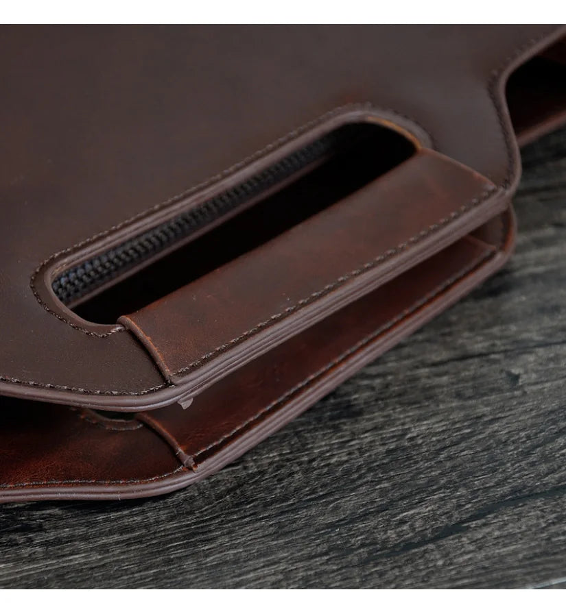 Business Briefcase Men Travel Portable Handbag Solid Casual Leather Messenger Crossbody Bag Male Big Office Laptop Bag XA219C