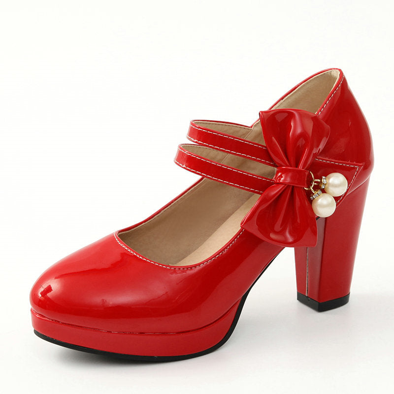 Children Girls High heel Shoes For Kids Princess Sandals Woman Pumps Fashion Butterfly knot Female High heels For Party Wedding