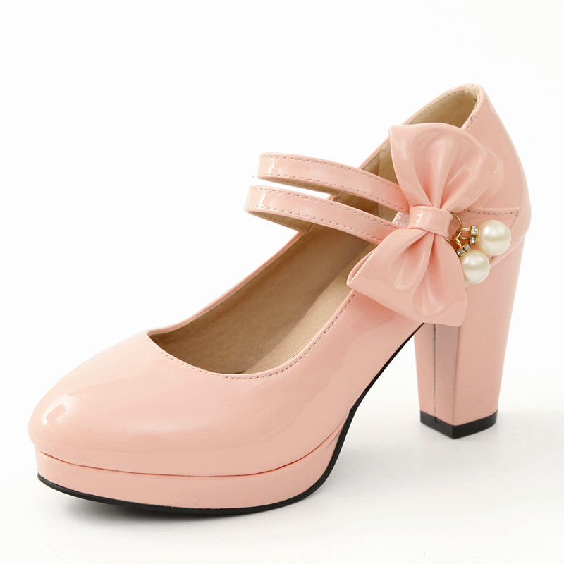 Children Girls High heel Shoes For Kids Princess Sandals Woman Pumps Fashion Butterfly knot Female High heels For Party Wedding