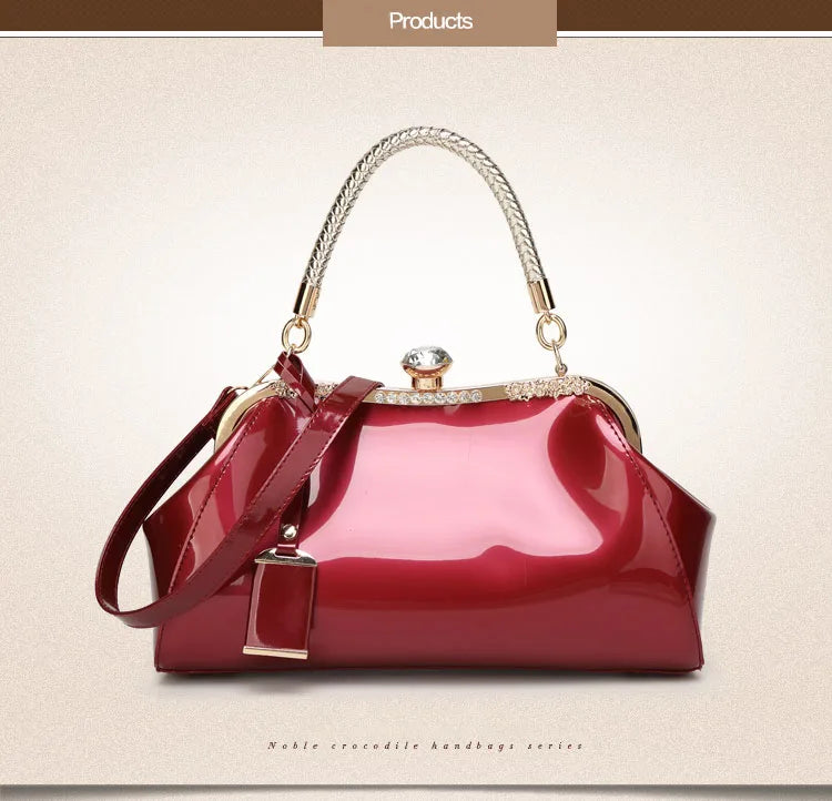 Evening Bags Patent Leather Women Handbags Fashion Women'S Shoulder Bags Ladies Clutchs Wedding Party Bags bolsa feminina