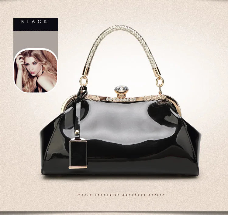 Evening Bags Patent Leather Women Handbags Fashion Women'S Shoulder Bags Ladies Clutchs Wedding Party Bags bolsa feminina
