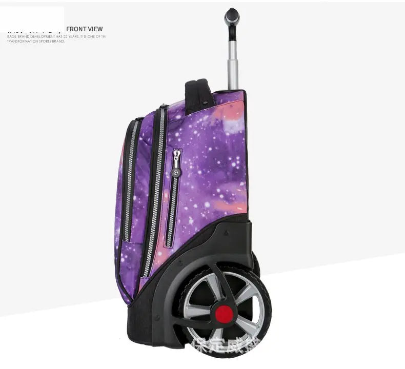 large wheels School Rolling Bags for teenagers travel trolley bags for Children wheeled bag bags for travel rolling bag wheels