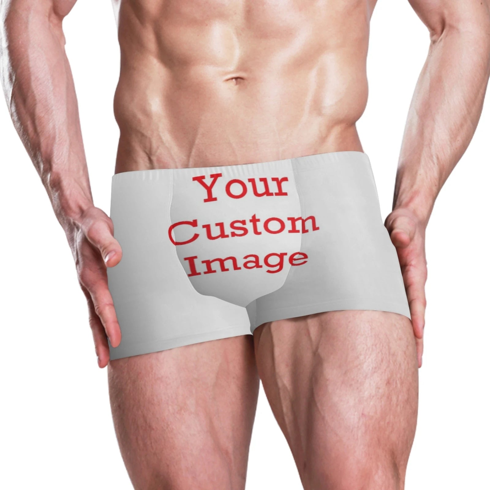 Men Swimwear Pants Summer Sexy Beach Shorts Swim Shorts Trunks New Custom Picture Swimsuit Men's Swimming Trunks Boxer Briefs