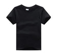 Customized Baby Boys T-Shirts Summer Short Sleeve Solid Custom Children Tees Shirts Cotton LOGO Girl Tops Personalized T Shirt