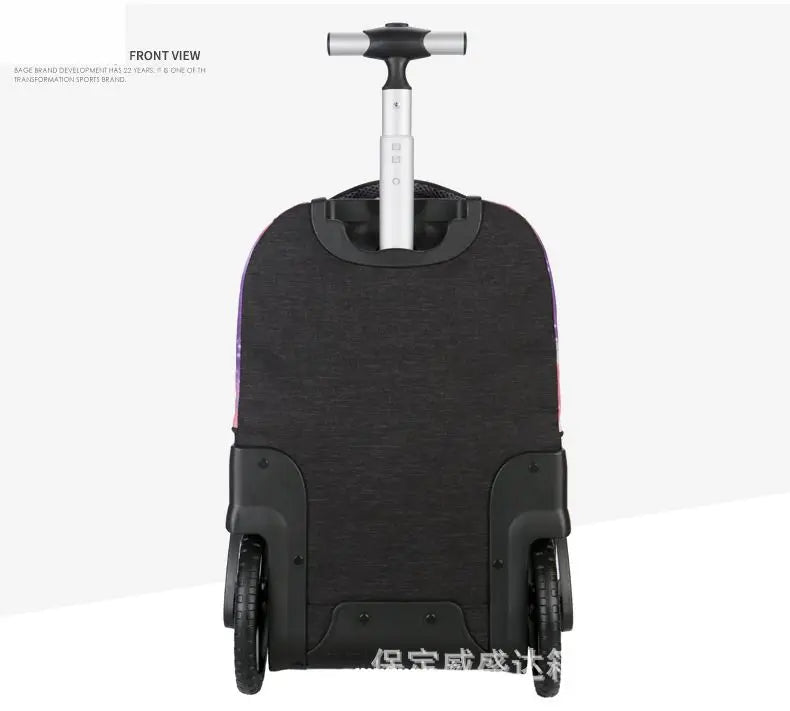 large wheels School Rolling Bags for teenagers travel trolley bags for Children wheeled bag bags for travel rolling bag wheels