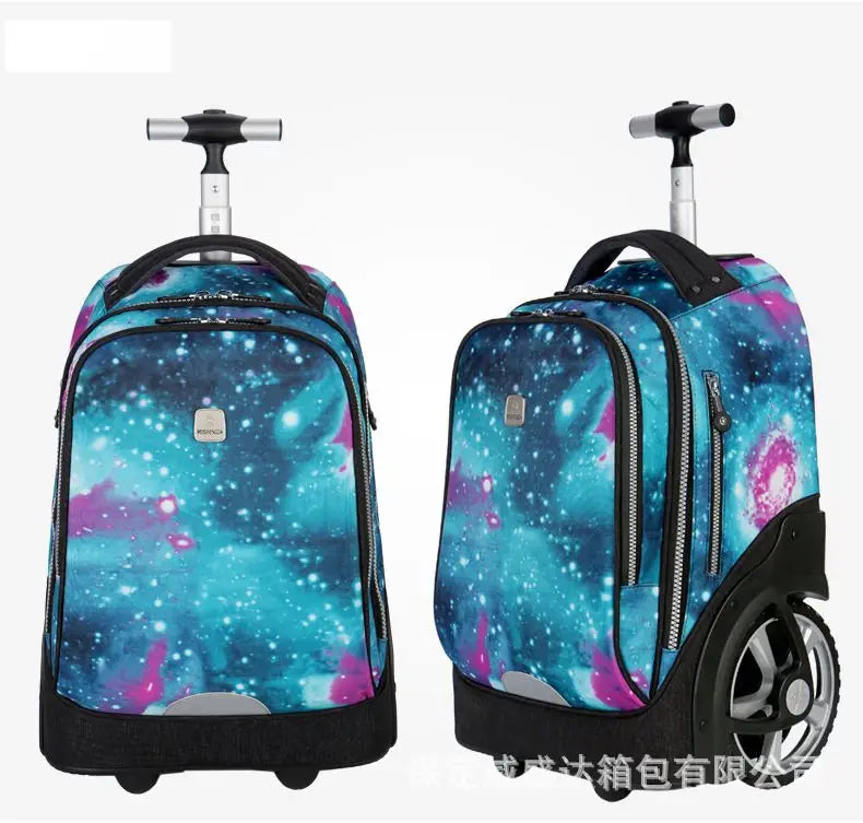 large wheels School Rolling Bags for teenagers travel trolley bags for Children wheeled bag bags for travel rolling bag wheels