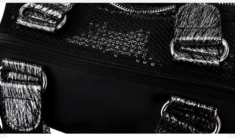 NIGEDU Brand Women Handbags Designer Oxford Crossbody Bag Fashion Sequin Female Messenger Bags Shoulder Bag Ladies Big Totes