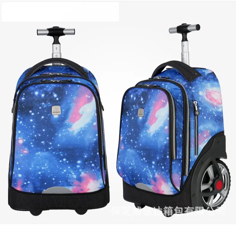 large wheels School Rolling Bags for teenagers travel trolley bags for Children wheeled bag bags for travel rolling bag wheels
