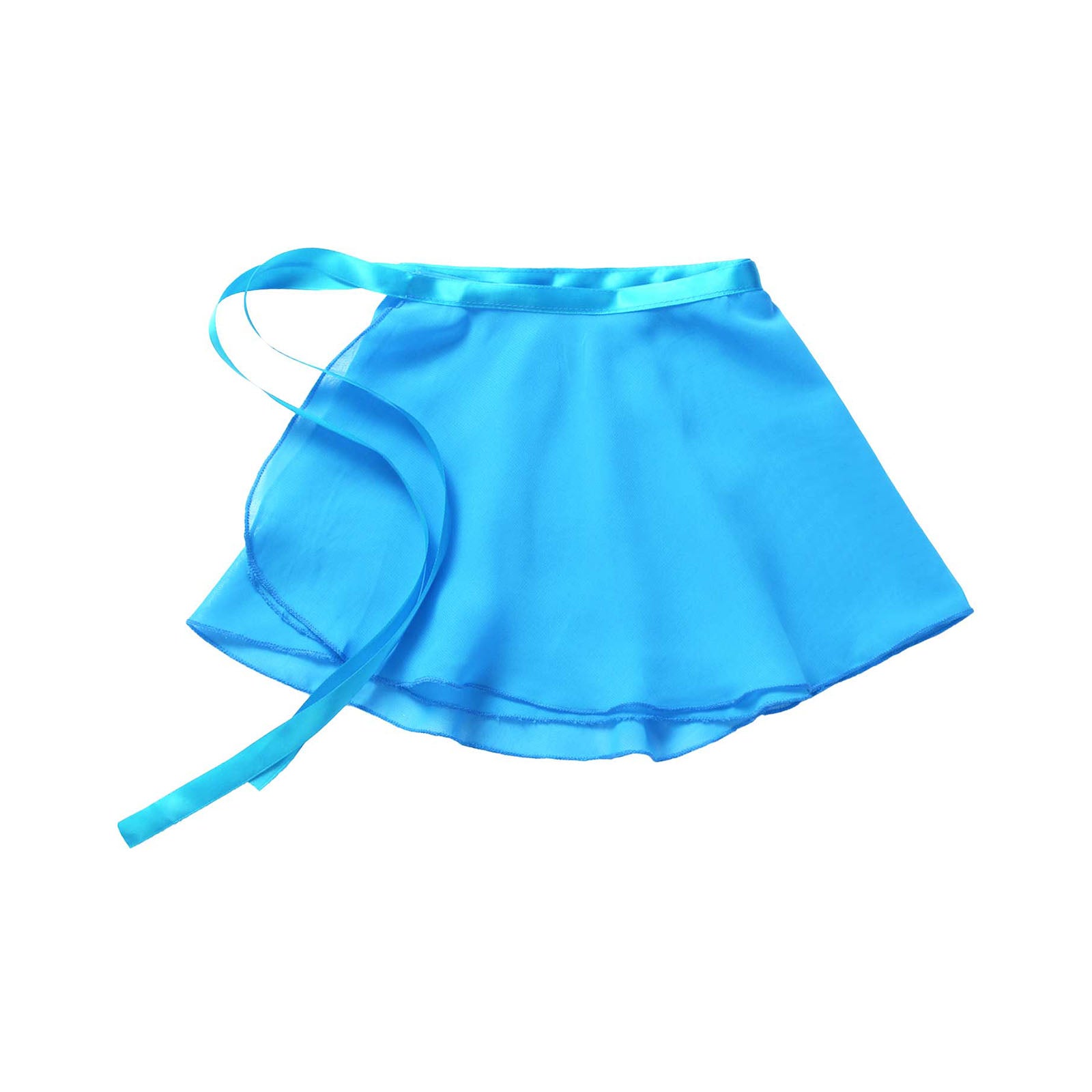 Kids Girls Ballet Skirt Dance Basic Classic Chiffon Mini Pull-On Wrap Skirt Ballerina Costume Dance Gymnastics Leotard Skirts
