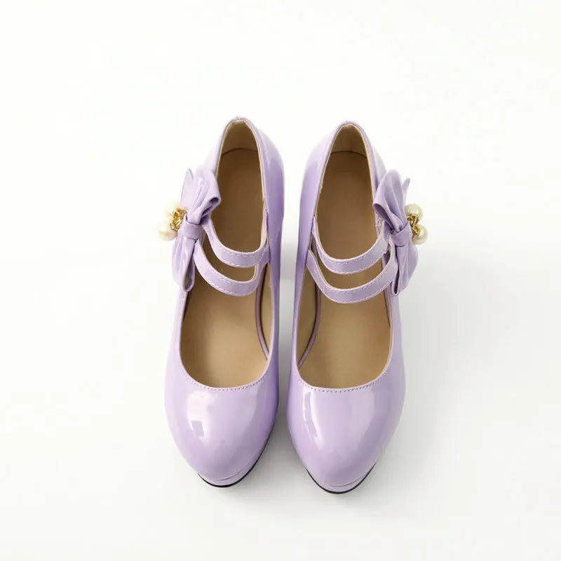 Children Girls High heel Shoes For Kids Princess Sandals Woman Pumps Fashion Butterfly knot Female High heels For Party Wedding