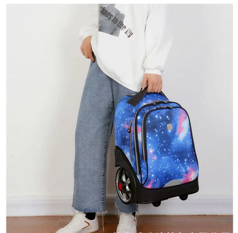 large wheels School Rolling Bags for teenagers travel trolley bags for Children wheeled bag bags for travel rolling bag wheels