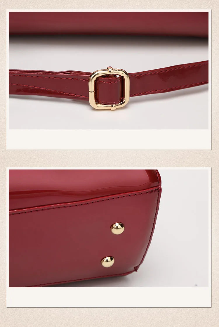 Evening Bags Patent Leather Women Handbags Fashion Women'S Shoulder Bags Ladies Clutchs Wedding Party Bags bolsa feminina