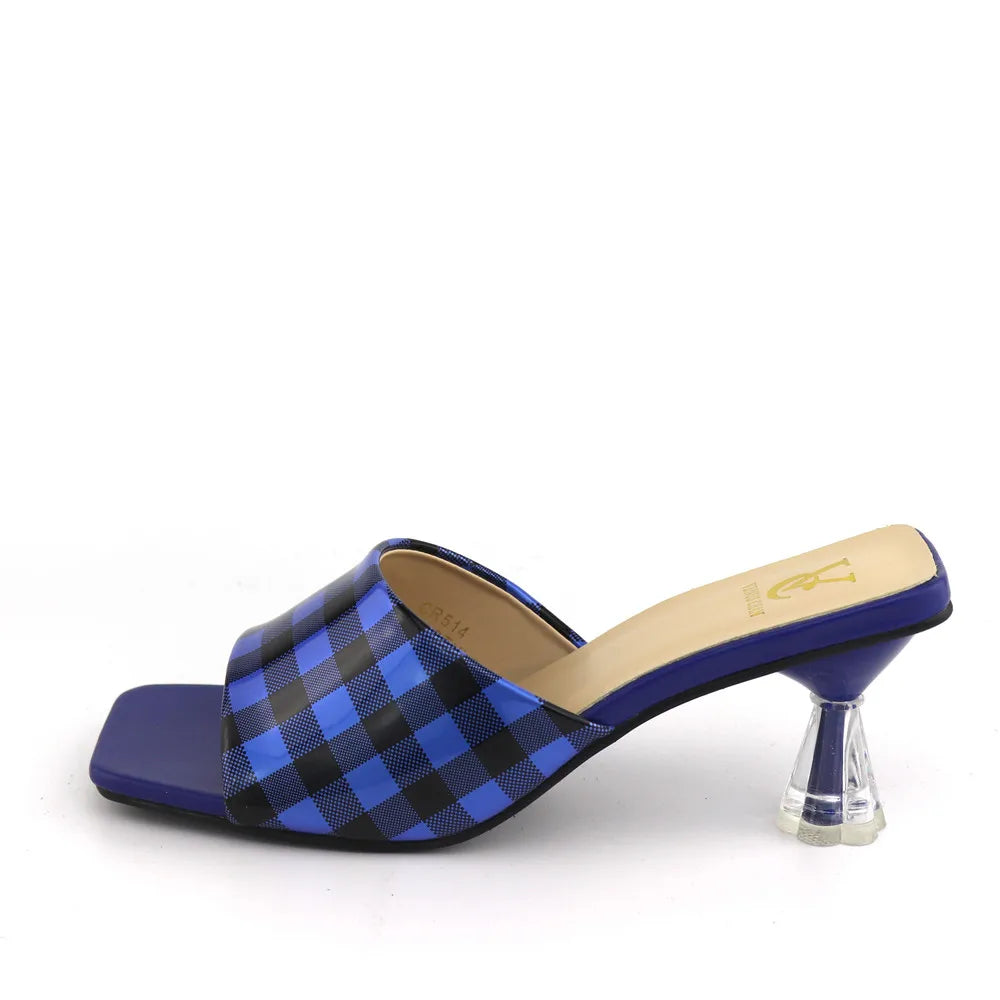 New Arrival Italian Designs Women Sandals African Women Wedding High Heels Shoes Rhinestones Design Nigeria Lady Slipper Pumps