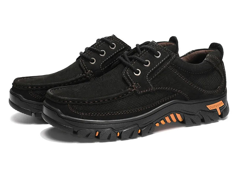 2024 New Men Shoes Genuine Leather Men Flats Loafers High Quality Breathable Outdoor Men Sneakers Male Casual Shoes Plus Size 48